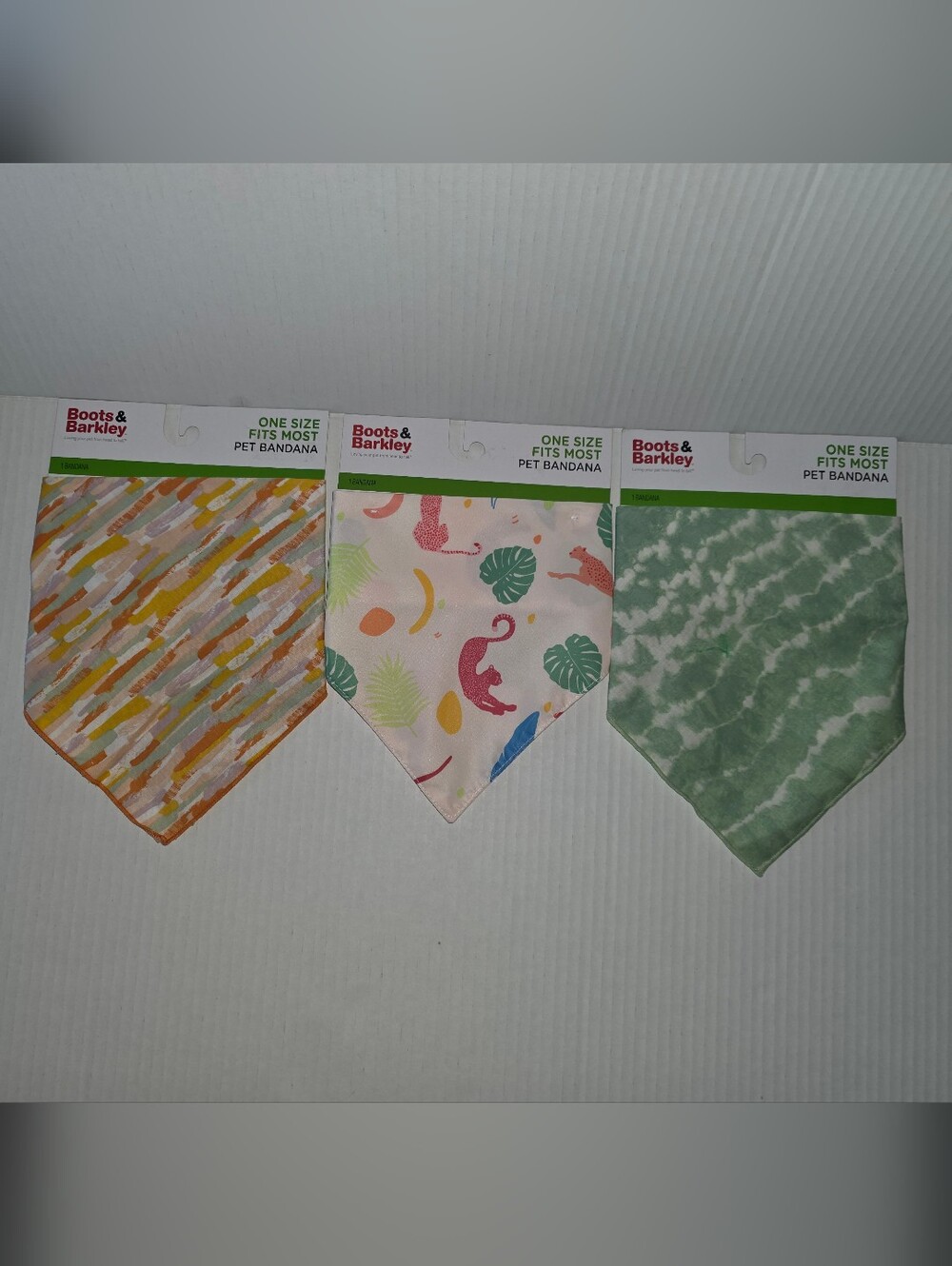 NWT Boots & Barkley Pet Bandana Set Of 3